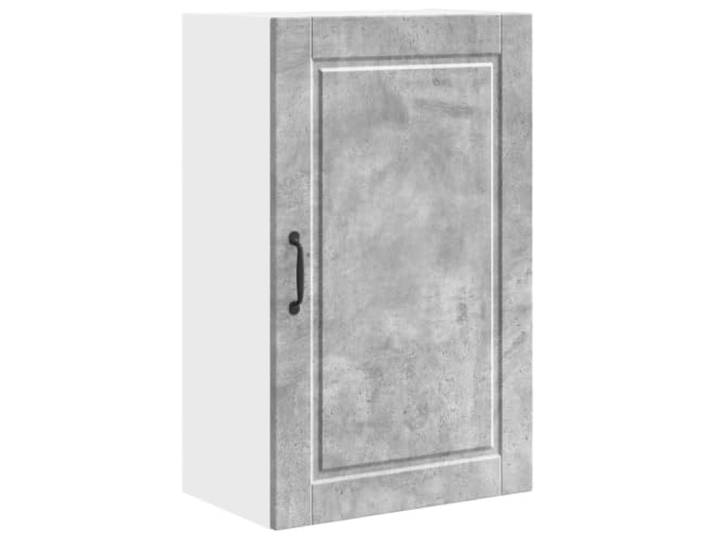 IBUQDDV Wandschrank Porto Beton Grau 50 x 31 x 80 cm Holzwerkstoff Küchenschrank, Wandmontage, Regalböden, Holzwerkstoff, Beton Grau, Innenbereich, moderne Küche
