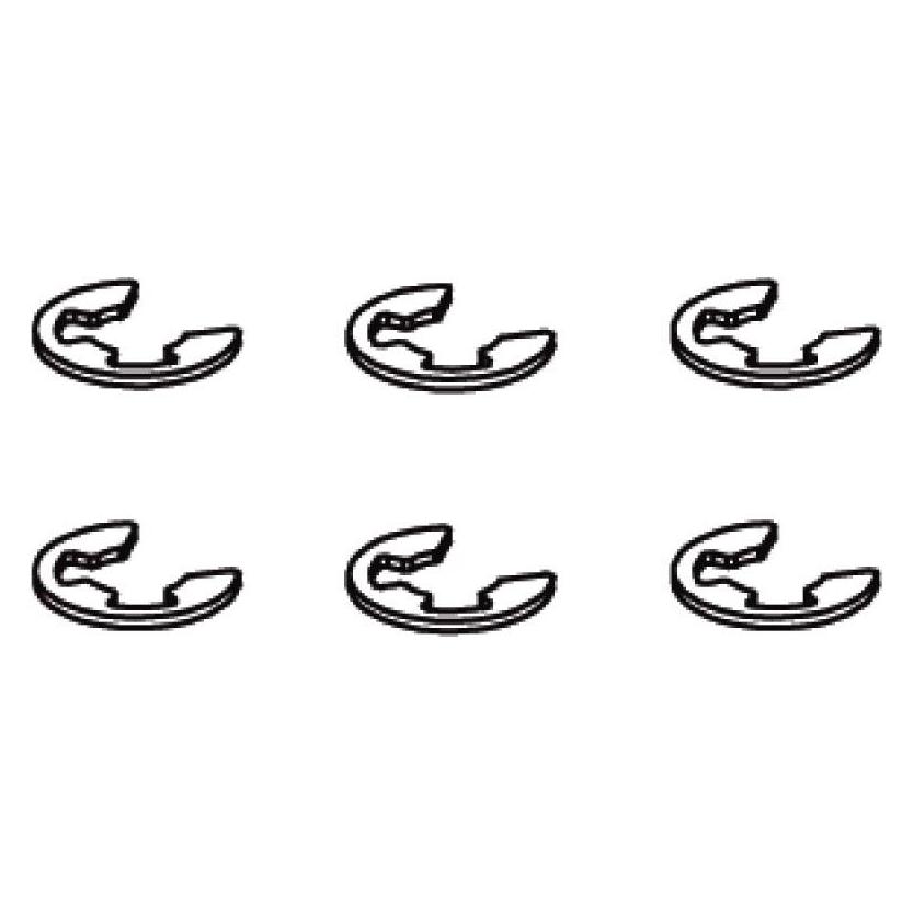 Jamara E-clip 4mm Vo-Mj-Ti-Ho-In-LQ-SR10 VE6 (505046)