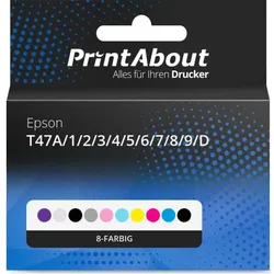 Homebrew Epson ET47A/1/2/3/4/5/6/7/8/9/DPA Tintenpatronen Multipack 10-Farben
