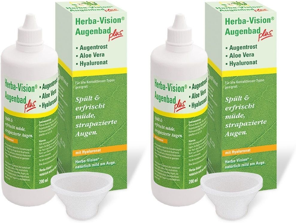 Herba-Vision Augenbad plus 2x 2x200 ml