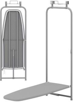 Costway Ironing Board Space-Saving Metal Hanging Ironing Board-Gray