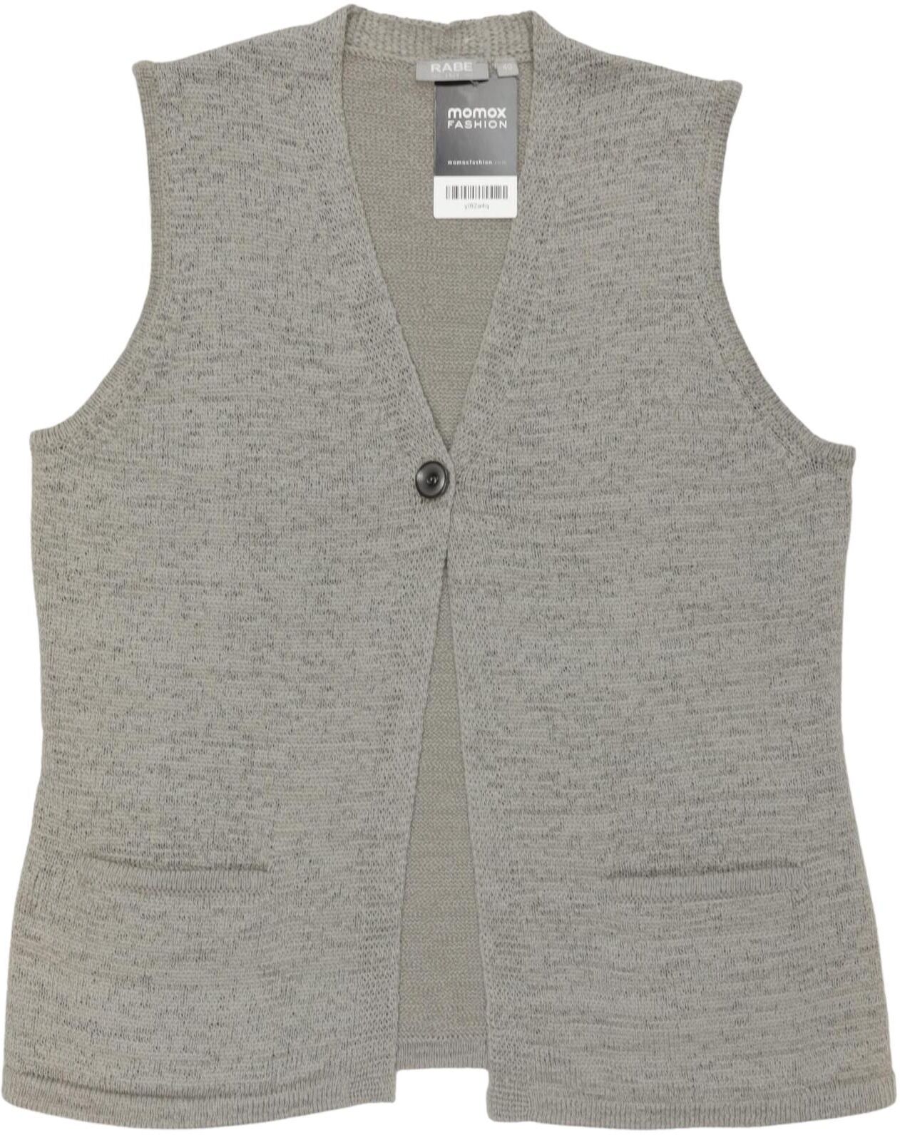 Rabe Damen Weste, Grau, Gr. EU 40, Synthetik / Baumwolle - Second Hand
