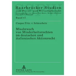 Umbreit Freiherr von Schnurbein:Missbrauch von