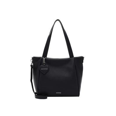 Shopper EMILY & NOAH "Shopper E&N Enie", Damen, Gr. B/H/T: 37cm x 30cm x 15cm 0, blau (blau 500), Polyester, Taschen Shopper