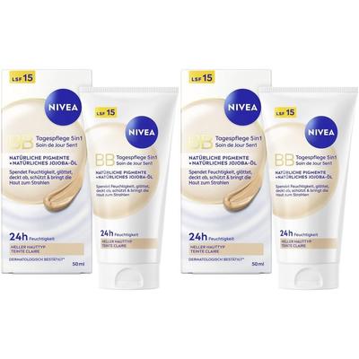 Nivea 5in1 BB Tagespflege Heller Hauttyp LSF 15 50ml x2 2x50 ml