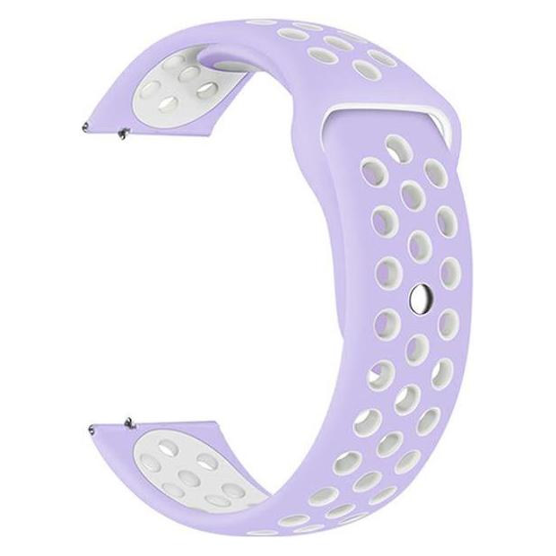 Beline pasek Watch 20mm Sport Silicone fioletowo-biały purple/white box (Plastic, Silicon, Silicone) (5905359818953)