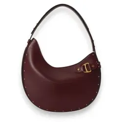 Lauren Ralph Lauren für Damen. 431P18660002 Tasche Tasha Lg granatrot (OSFA), Lässig, Kastanienbraun, Leder