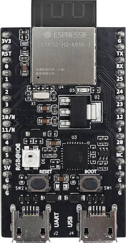 Espressif ESP32-H2-DEVKITM-1-N4S Entwicklungsboard WiFi/Bluetooth Developmentkit ESP32-H2 Bulk