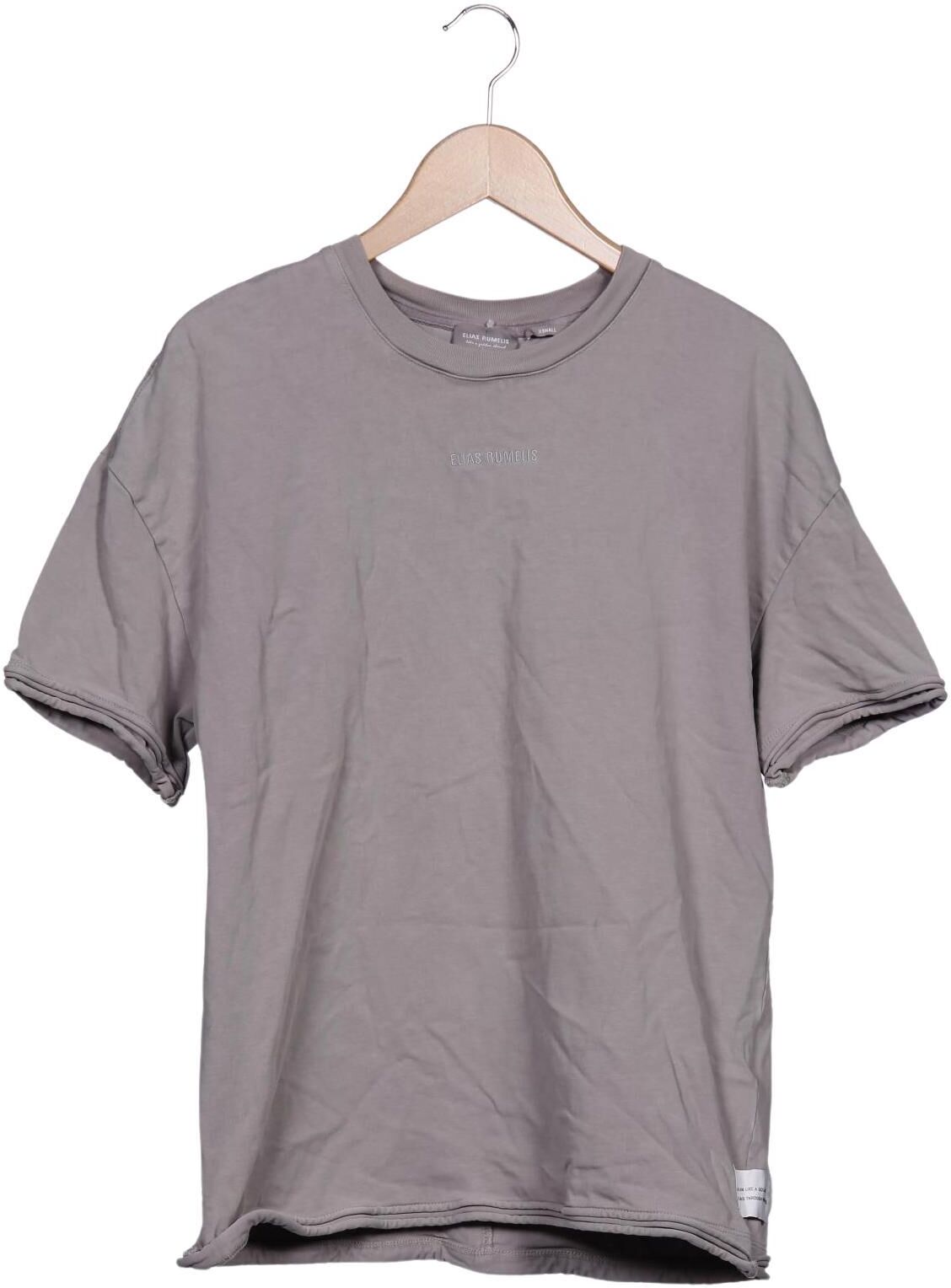 ER Elias Rumelis Damen T-Shirt, Grau, Gr. XS, Baumwolle - Second Hand