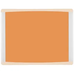 Bi-Office Inka Magnettafel Tangerine, 28x21,6cm, Oberfläche aus Lackiertem Stahl, Rahmen aus Aluminium und beigem Kunststoff