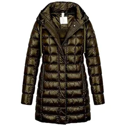 Regular Fit-Daunen-Long-Steppjacke Meryl-D Bogner grün, 48