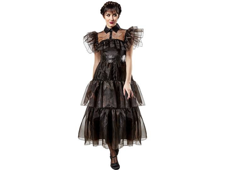 ROBE DE BAL ADULTE LUXE MERCREDI - S