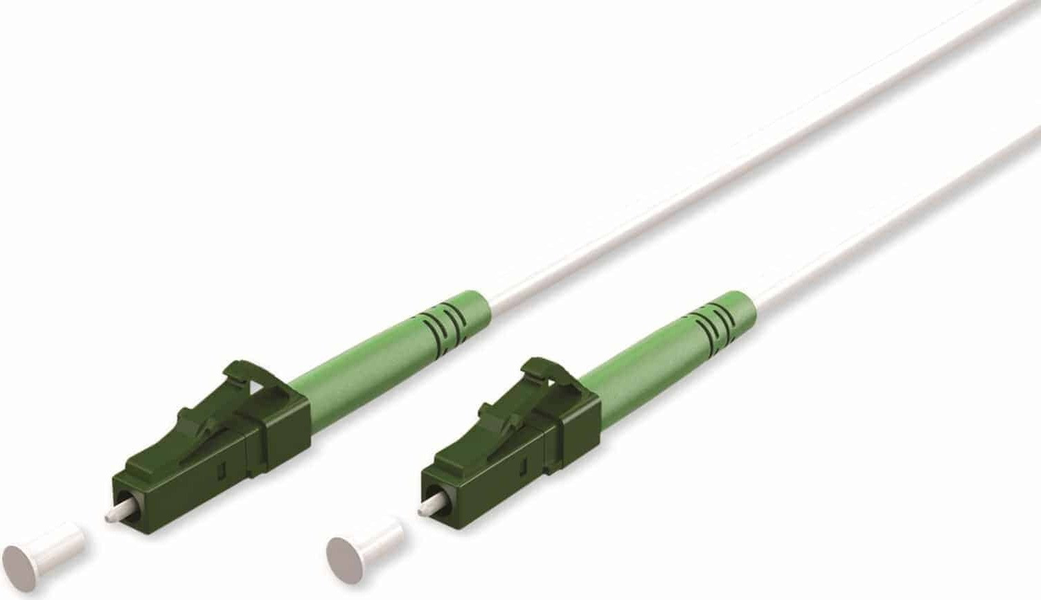 Goobay 59587 Glasvezelkabel FTTH single-mode OS2 wit simplex LC-APC naar LC-APC 5 meter