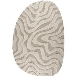 Designteppich Limba Forms 160 x 230 cm Polyester Beige