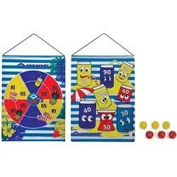 Schildkröt Roll Up Dart Set Klett-Scheibe 51x41 cm, 2x3 Bälle Ø 3 cm, ab 3 Jahren