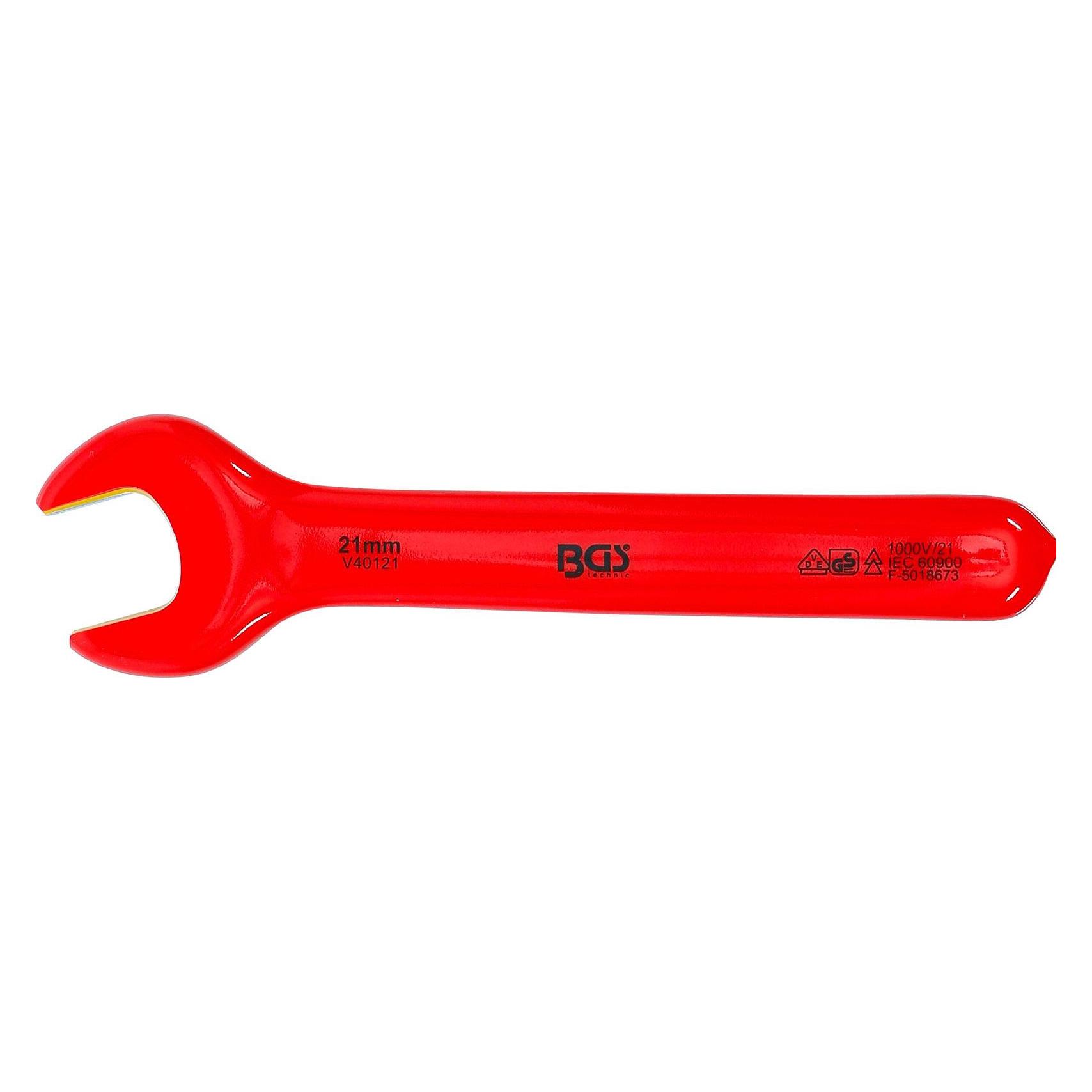BGS VDE-Einmaulschlüssel SW 21 mm (21 mm) (71071)