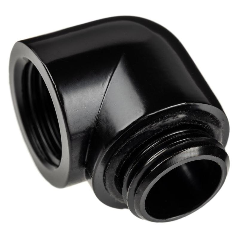 Alphacool Eiszapfen Adapter 90 Grad G1/4 Zoll AG auf G1/4 Zoll IG (17594)