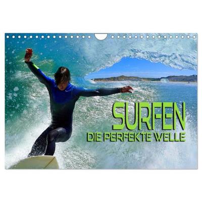 Surfen - die perfekte Welle (Wandkalender 2027 DIN A4 quer), CALVENDO Monatskalender