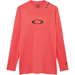 Oakley, Herren, Velotrikot, Free Ride (XL), Rot, Orange, XL