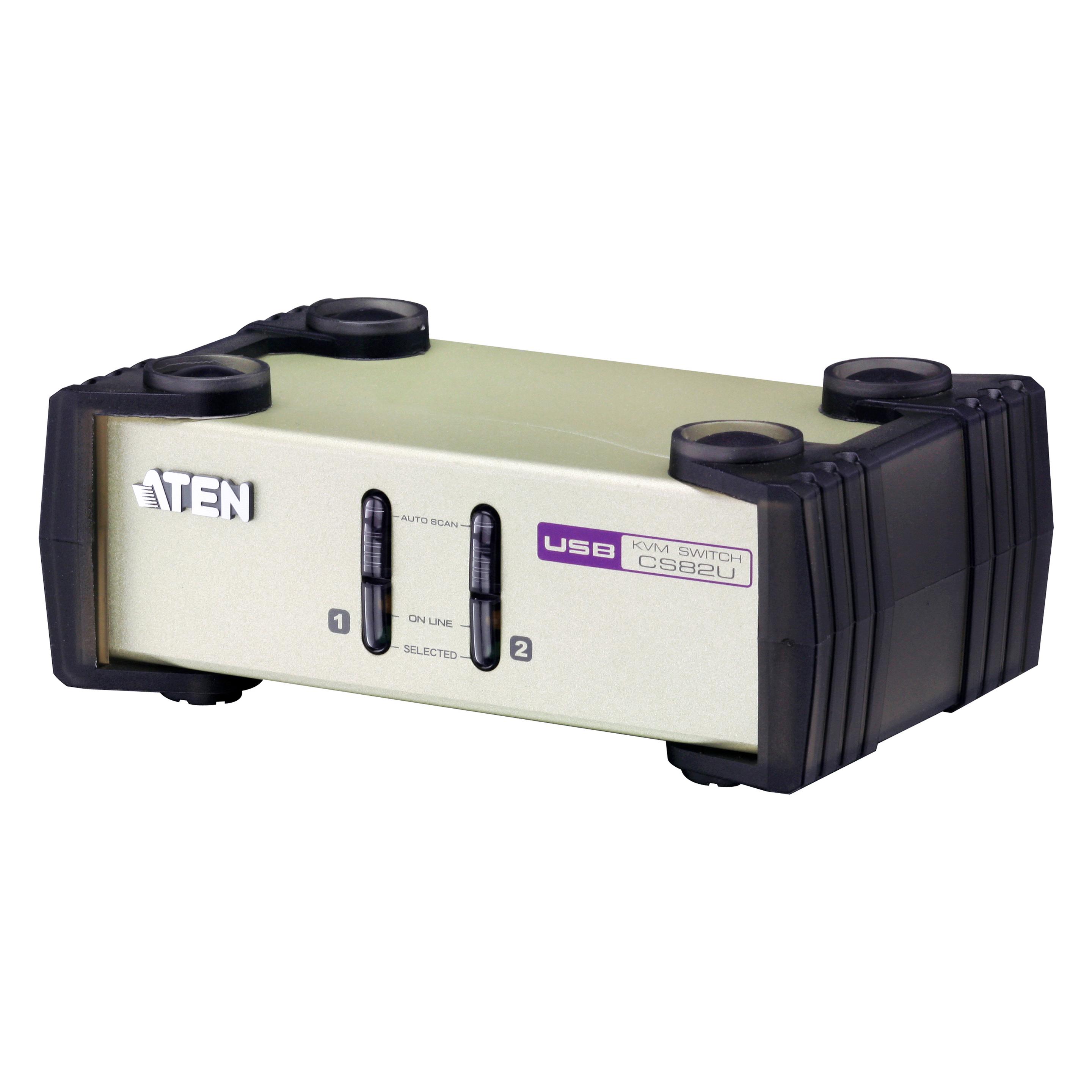 Aten CS82U, 2 Port KVM Switch, USB, PS/2 & VGA (CS82U)