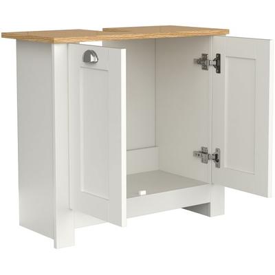 Holz Badmöbel Badunterschrank Schrank Balusa M