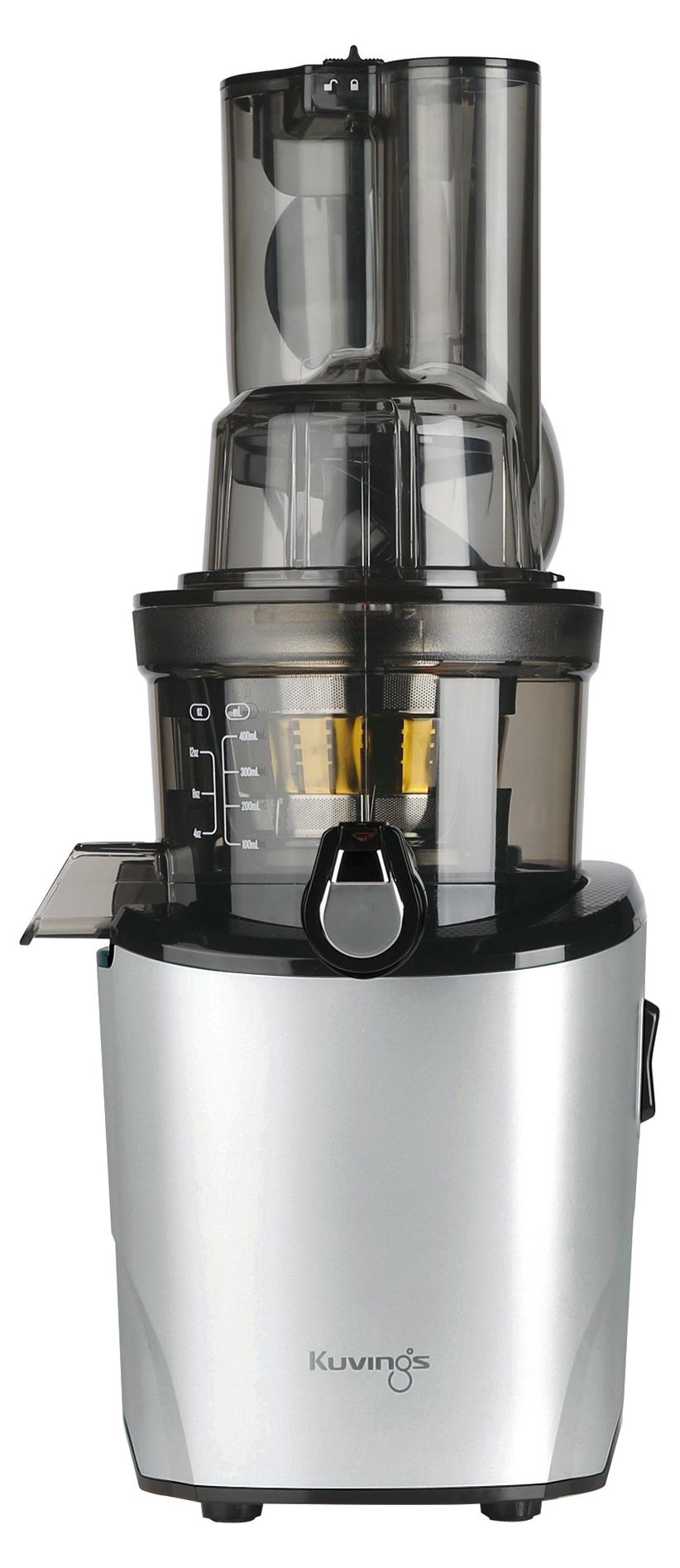 Kuvings REVO830, Langsamer Entsafter, Schwarz, Silber, Matte Light Silver, 50 RPM, 400 l, 4,3 cm