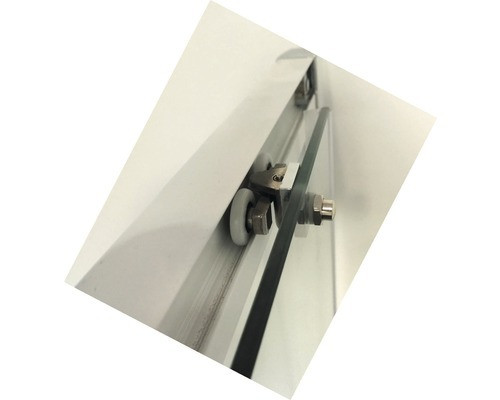 RAVAK Blix Kwartronde Douchecabine Sabina Bright Alu, model BLCP4-90, Hoogte: 175 cm