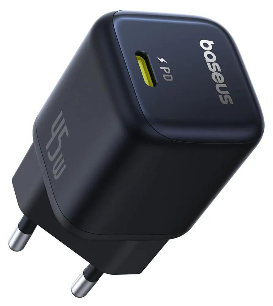Baseus PicoGo GaN-lader 45W, zwart (EU-stekker)