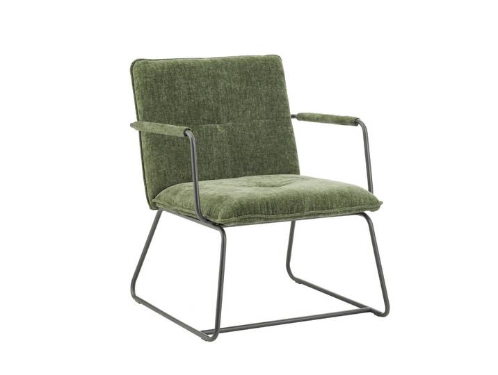 Mid.you Sessel, Dunkelgrün, Metall, 65x80x68 cm, Wohnzimmer, Sessel, Sonstige Sessel