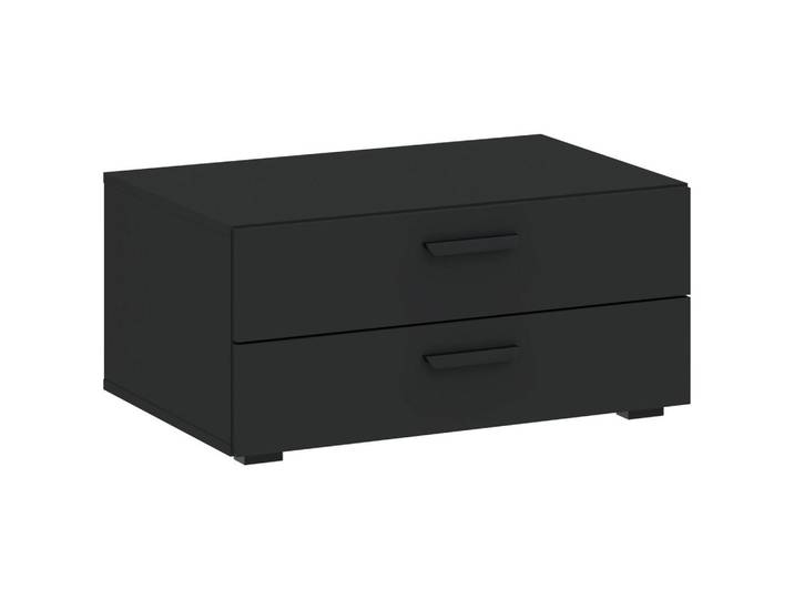 Carryhome Schubladenbox, Anthrazit, Holzwerkstoff, 2 Schublade(n),2 Schublade(n) Schubladen, 74x35x51.6 cm, Ordnen & Aufbewahren, Deko- & Aufbewahrungsboxen, Schubladenboxen