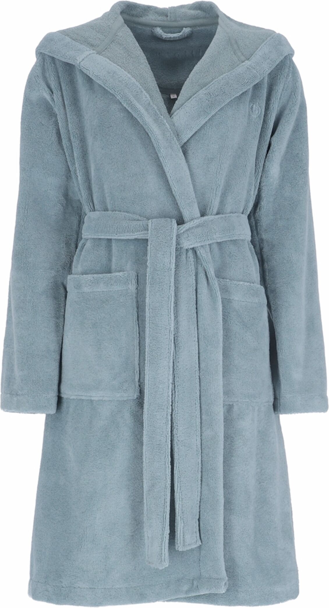 Bademantel BUGATTI Gr. M, blau, M, Normalgrößen, 50% Baumwolle, 50% Polyester, Hausmäntel, Bademantel, im edlen Design