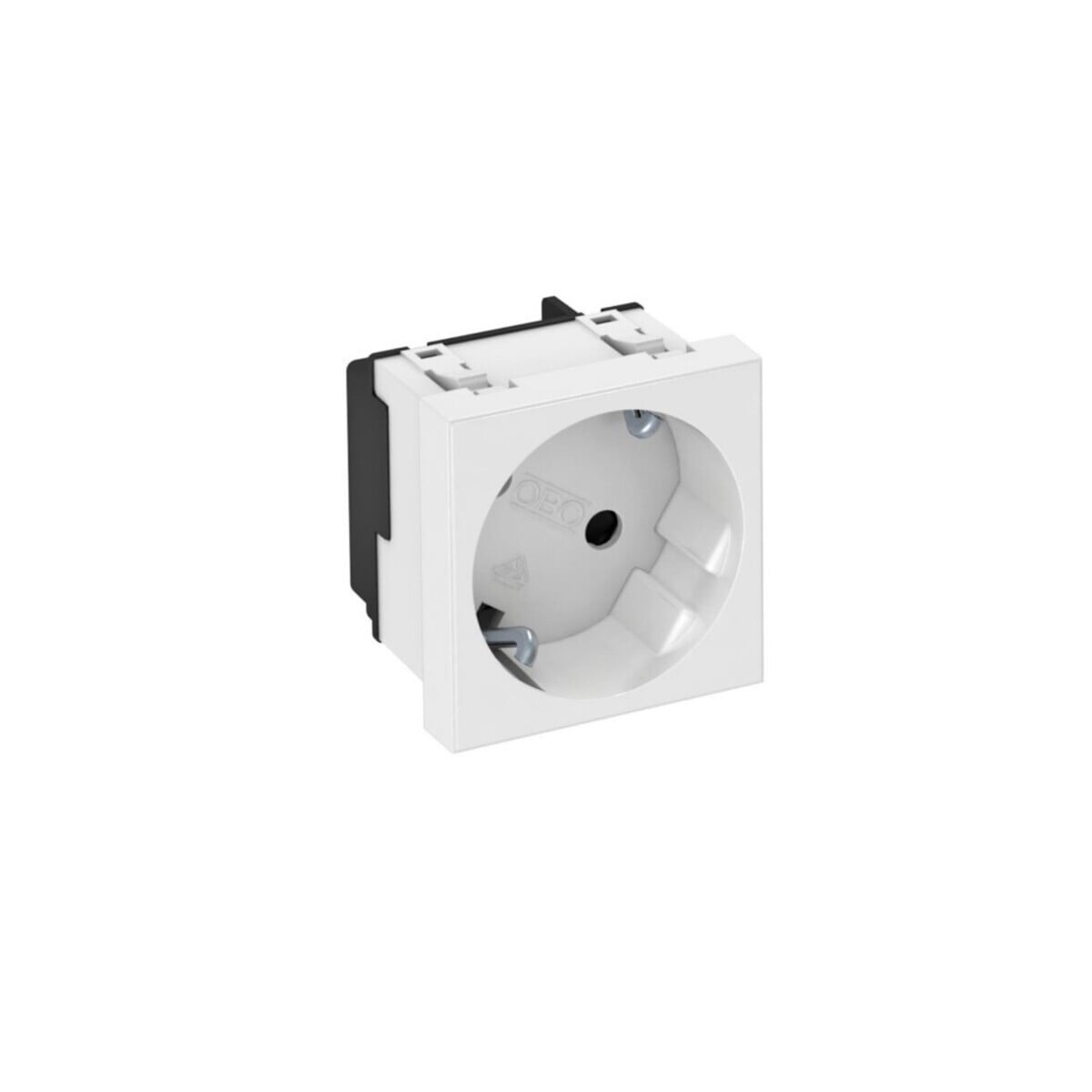 OBO STD-D3S RW1 stopcontact, 33 graden, 1-voudig met aardingscontact