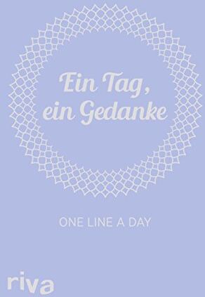 Ein Tag, ein Gedanke: One Line a Day - Preis vom 30.09.2026 22:30:23 h