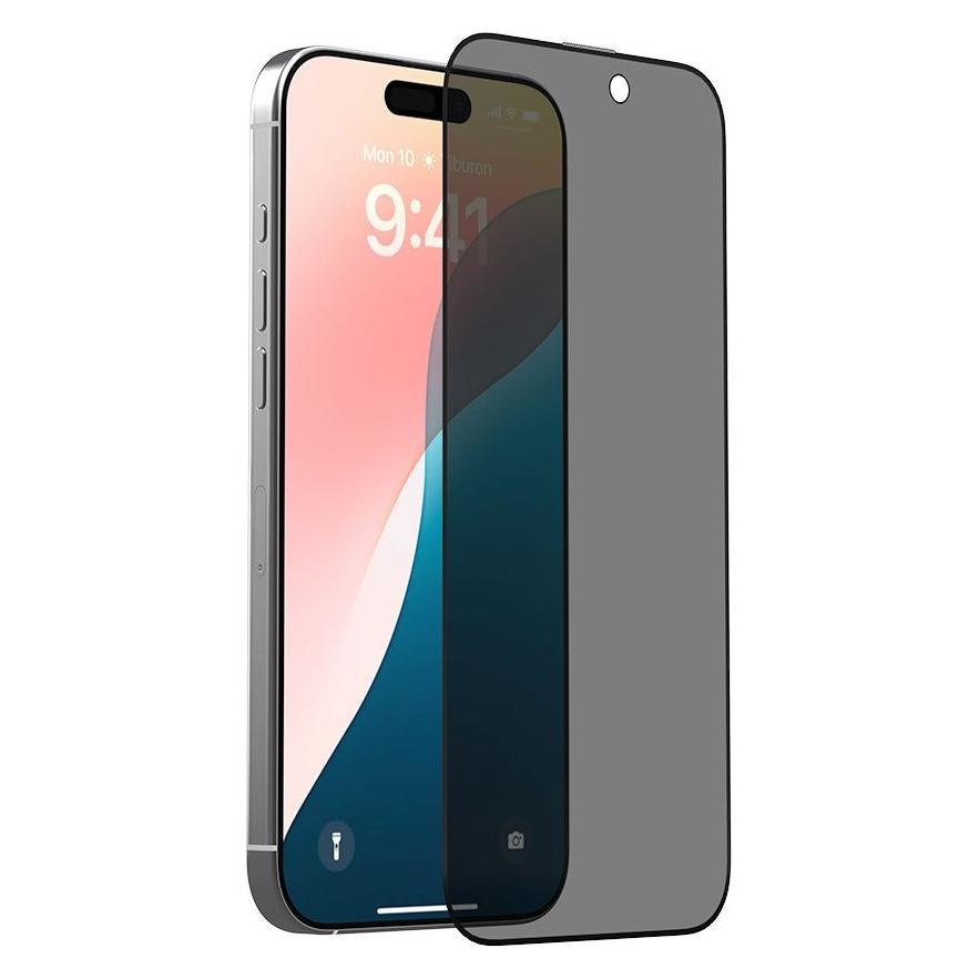 Devia Van Series Privacy Black / Schutzglas / Sichtschutzfilter / Apple iPhone 16 / iPhone 15 (Apple iPhone 15, Apple iPhone 16) (6942297115569)