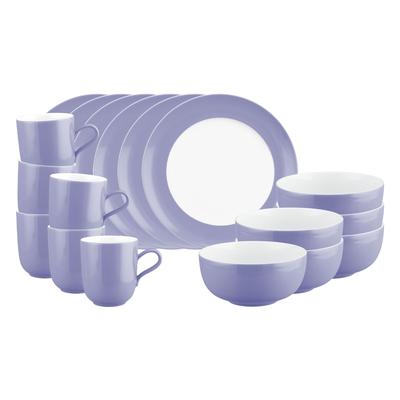 Seltmann Weiden Liberty Pure Colors Frühstücks-Set 18-teilig - Grape Purple