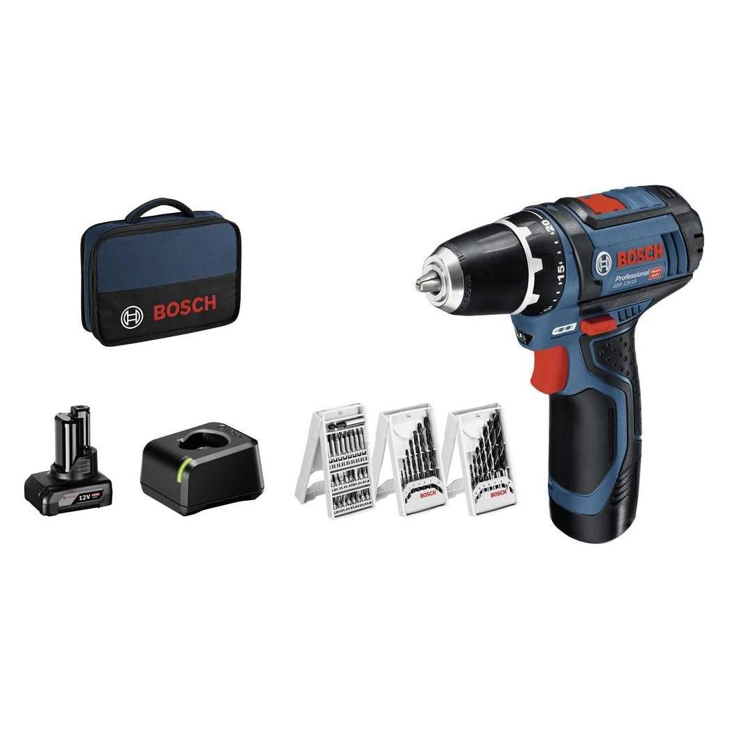 Bosch Professional GSR 12V-15 (Bohrschrauber) (0615990G6L)