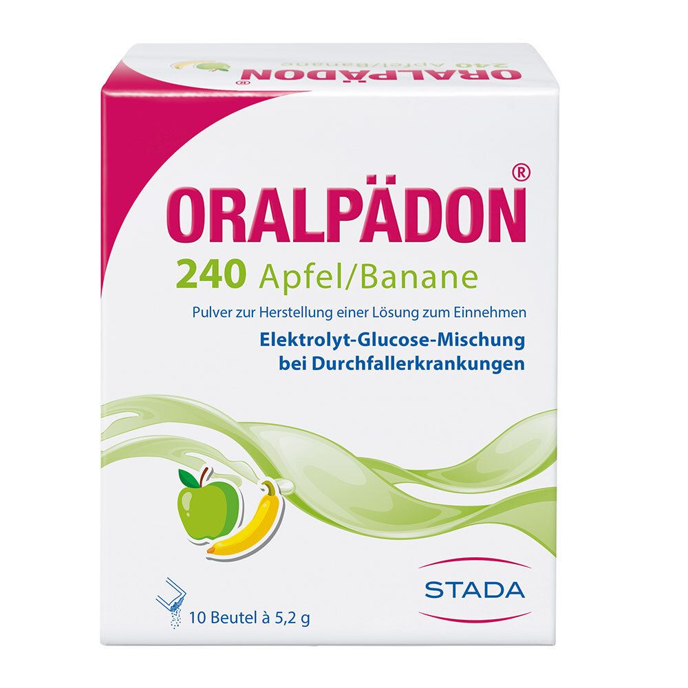Oralpädon 240 Apfel Banane Pulver 10 St