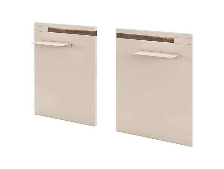 Paneel Luana 64 x 83 x 20cm Beige/Kaschmir mit Beleuchtung