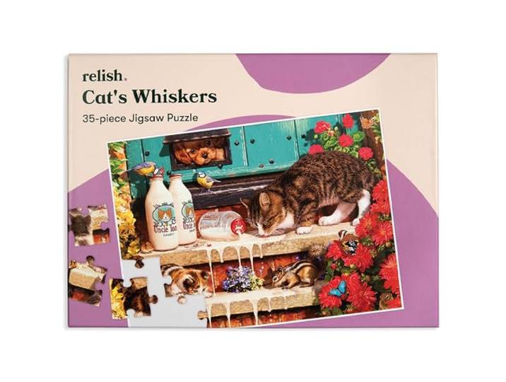 Relish 'Cat'S Whiskers' puzzel, 35 delen, ontworpen voor ouderen met dementie/Alzheimer