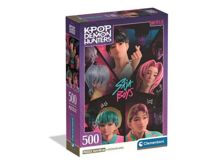 Puzzle 500 pièces K-Pop Demon Hunters CLEMENTONI