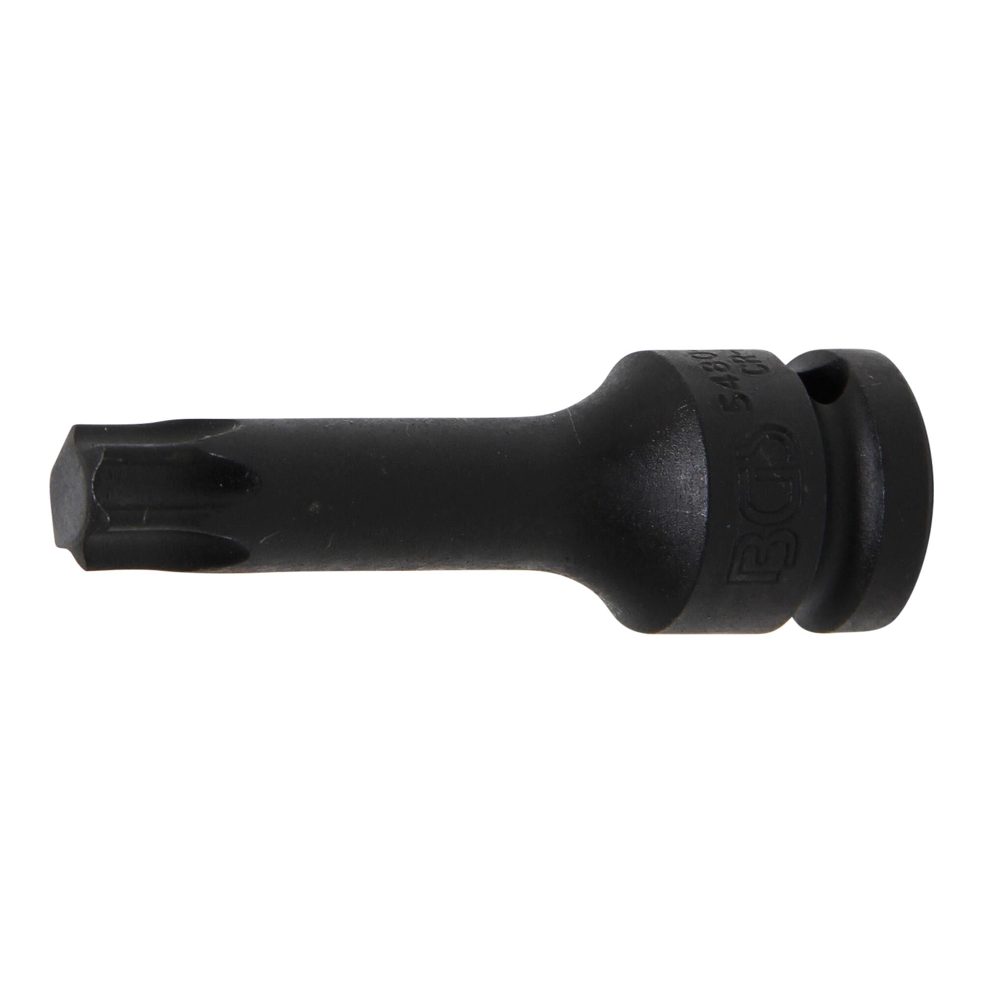 BGS Kraft-Bit-Einsatz 5480-T60, Antrieb Innenvierkant 12,5 mm (1/2"), T-Profil (für TX) T60 ; BGS technic)