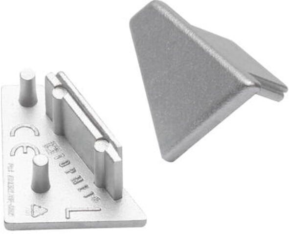 brumberg Endstück Eckprofil 53070260 silber ABS)