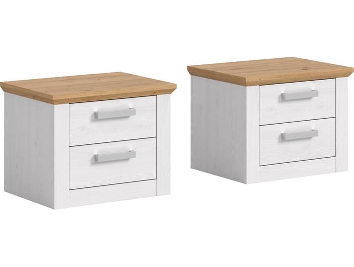 MID.YOU Nachtkommoden-Set VERONA, Lärche, Holznachbildung