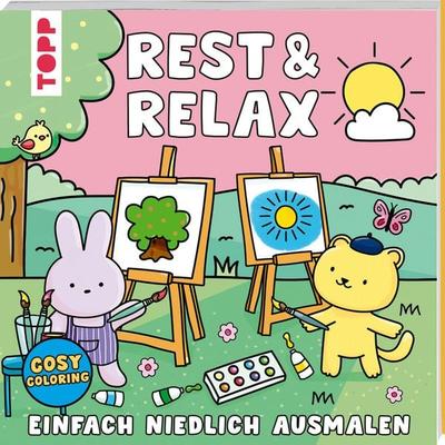 Cosy Coloring - Rest & Relax, Taschenbuch von Sam Jayne, Frechverlag GmbH, 978-3-7358-8243-1