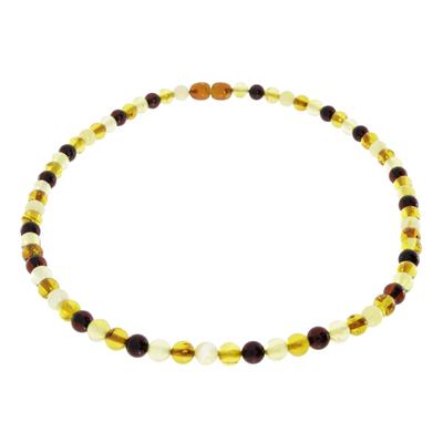 Gliederkette OSTSEE-SCHMUCK "Ostsee-Schmuck Kette Kugel 6 mm Kette Kugel 6 mm" Gr. 50, braun, Halsketten, Damen, 50cm, Bernstein, L: 42, Gliederkette