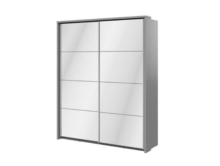 Compleo Kleiderschrank ARTI 17 Moderner Schwebetürenschrank mit drei Kleiderbügeln Breite 180 cm