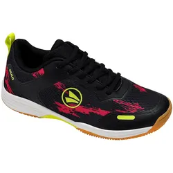 JAKO Fun ID Sportschuhe jüngere Kinder 805 - schwarz/pink/neongelb 28