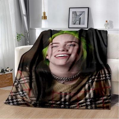 Uplift Picks Billie Eilish Flannel Throw Blanket Soft Warm Music Fan Bed Cover 2 180x220 Cm