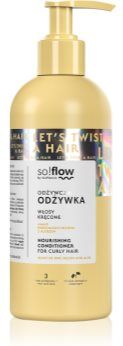 so!flow Curly Hair Nourishing Conditioner condicionador hidratante para cabelos cacheados 400 ml. Curly Hair Nourishing Conditioner