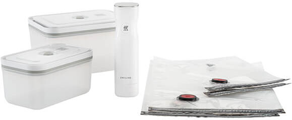 Zwilling Fresh And Save 7 Piece Starter Set Medium Large Vacuum Glass